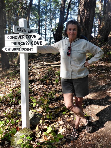 The Wallace Island trail--you can't get lost